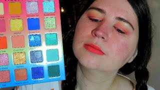 Warm Matte Sunset Eyeshadow Look Tutorial | Violet Voss Sea You Later | Jessica Simons