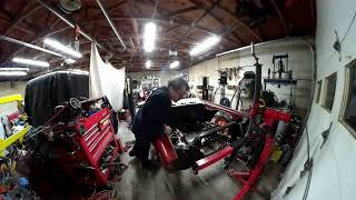 FITTING THE FRONT FENDER ON THE ROADSTER SHOP CHASSIS