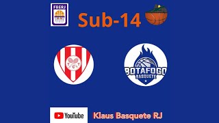 Ao Vivo | Jogo de Basquete entre Tijuca TC x Botafogo sub-14 pela @FBERJPLAY