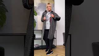 Пальто  "Мастрояни" , Джемпер  "Джоди" , Брюки  "Кларк" женская одежда Plus Size. Intikoma.