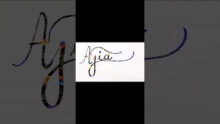 Magical Name Calligraphy #shorts #viral #trending #nameart #nameartsworld #art #magicalcalligraphy