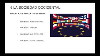 SOCIEDAD OCCIDENTALES Y TIPOS DE PAÍSES SEGÚN SU DESARROLLO