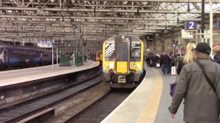 *NEW LIVERY* Transpennine Express Class 350402 departing Glasgow Central.