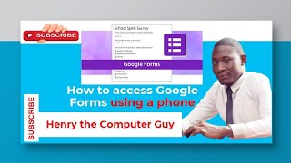 How to access Google forms from your smartphone