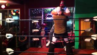 the Dude vs. the Bear - Elote Cafe Luchador Night - Tulsa OK - 7 / 5 / 14