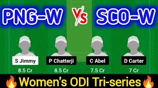 PNG-W vs SCO-W Dream11 Prediction | PNG-W vs SCO-W Dream11 Team | png-w vs sco-w today odi match l