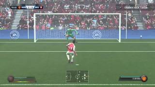 Arsenal VS Manchester United - FIFA 16 (Lovely Own Goal) - Xbox one/PS4