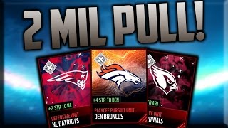 CRAZY DEFENSIVE UNIT PACK! 2 MIL PULL! Madden Mobile 17