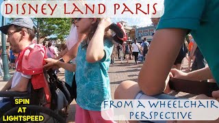 Wheelchair Walkthrough of Disneyland Paris - See the park from the perspective of a wheelchair user