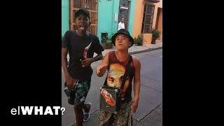 They rap to you then ask you for money-EL Centro' Cartagena Colombia