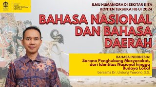 Bahasa Indonesia: Sarana Penghubung Masyarakat, dari Identitas Nasional hingga Budaya Lokal