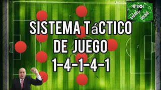 Fútbol Sistema de Juego Táctico 1-4-1-4-1