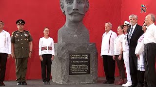 AMLO visita Matamoros, Tamaulipas, para homenajear a Catarino Garza