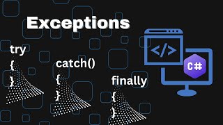 Exceptions in C# (try & catch blocks) | C# Tutorial