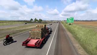 Driving around in American Truck Simulator