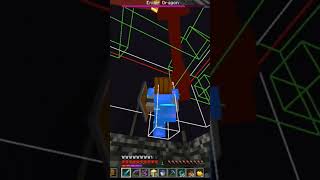 Getting launched by the ender dragon belike #shorts #minecraft