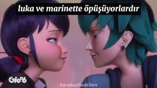 Marinette ve Luka Öpüsüyor dur edit