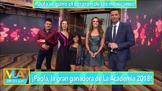 Guatemala está de fiesta!..Paola es la gran ganadora de #LaAcademia.