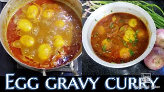 How to make egg gravy curry || గుడ్డు పులుసు 🥚😋 ||