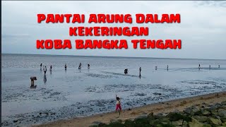 PANTAI KEKERINGAN PARA PENGUNJUNG MENCARI KERANG LAUT 🌊