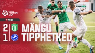 Tallinna FC Flora - Tartu JK Tammeka I 2:1 I A. Le Coq Premium liiga 29. voor I 2024