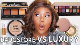 Full Face of Drugstore & Luxury Makeup