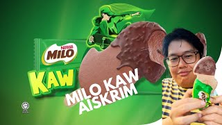 Review Aiskrim Milo Kaw Gempak