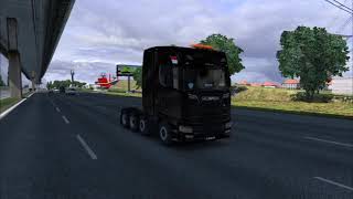 Mencari Top Speed Scania Super Tribal || ETS2 MOD MAP INDONESIA