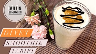 SMOOTHİE TARİFİ | MUZLU SMOOTHİE YAPIMI - EVDE KOLAY SMOOTHİE YAPIMI #smoothie