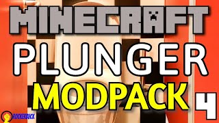 How To Get A Base FAST!! - Plunger Modpack - Minecraft Mods - 1.15 Survival