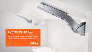 Blum Aventos HK TOP montaż