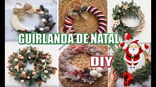 DIY 🎅 6 GUIRLANDAS DE NATAL 2019 🎄 Diy de Natal