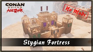 HOW TO BUILD A STYGIAN FORTRESS [SPEED BUILD] - CONAN EXILES