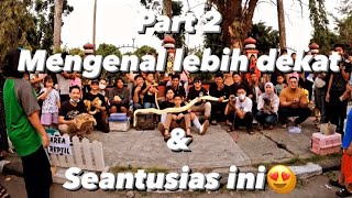 Part 2 ‼️Seru!! Terima kasih antusias nya warga sampit sama Hewan🙏masa ada Ular berkaki😳Kacau‼️