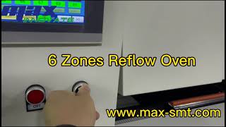 Automatic Reflow Oven for SMT production Line ,6 zones reflow oven