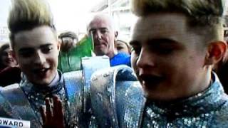 Jedward on the RTE News