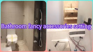 Washroom | Bathroom accessories setting|Washroom fancy accessories fitting @bakhshtechnical