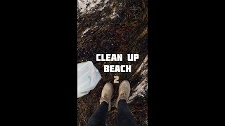 CLEAN UP BEACH with me - PART II / solo cleaning beach in Ireland / #trashtag #trashtagchallenge