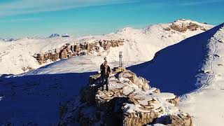 Schilt - Tristli (Glarus) Hike with friend [4K] drone video