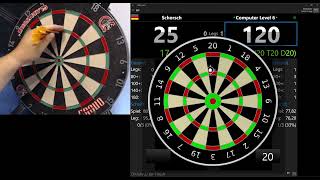 5 Perfekte #darts 2x#180 #videos #video Spiel gegen den DartsScorer