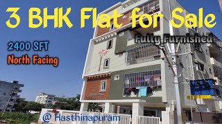 3 BHK Flat for Sale at Hasthinapuram # P62 || BN Reddy || LB Nagar || Hyderabad ||