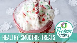 Candy Cane Protein Smoothie Protein Treats by Nutracelle