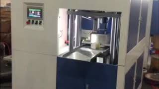 automatic non free flow PTFE powder molding machine for tefon bush