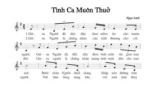 Tình Ca Muôn Thuở (Sáng Tác: Ngọc Linh) - Ca Len Di | Lyrics