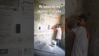 Paint work progress ll spry paint ll asian paints ll#youtubeshorts #home #shortsfeed #viralvideo