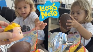 Filho do LUCCAS NETO Ganha Ovo da Páscoa