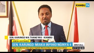 Four-Year Term for Presidents, MPs, Senators, Governors, and MCAs _ Karungo wa Thang'wa Proposes