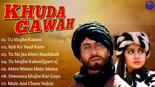 Khuda Gawah Movie All Songs~Amitabh Bachchan~Sridevi~90's superhit songs