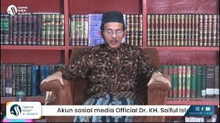 Kiat Kiat Khusyu Shalat II Dr. KH. Saiful Islam Mubarak, Lc., M.Ag.