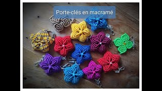 Porte-clés en macramé